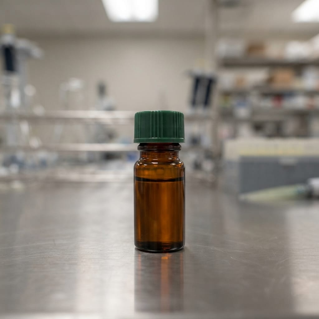 BPC-157 5mg vial analytical specimen
