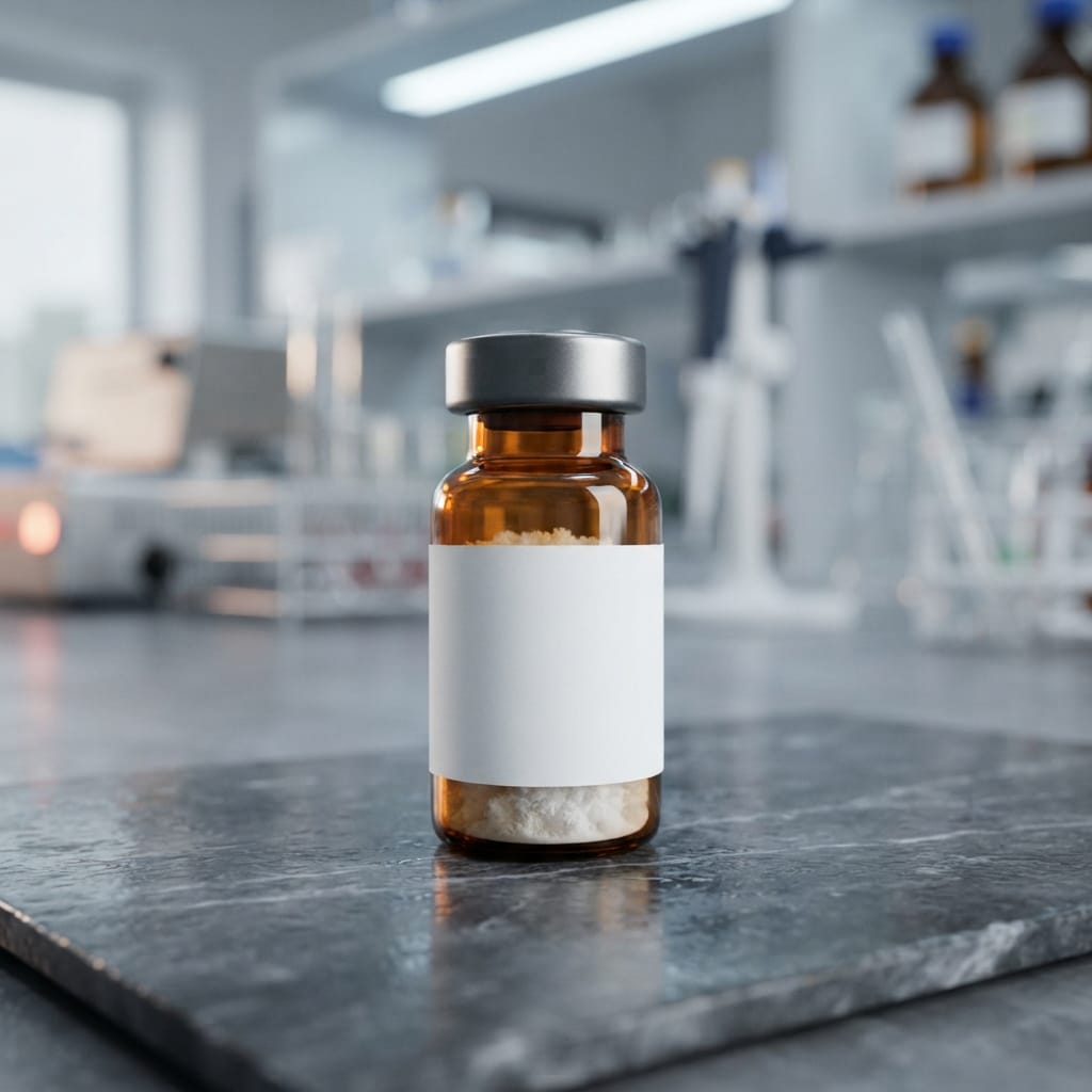 TB-500 research compound vial