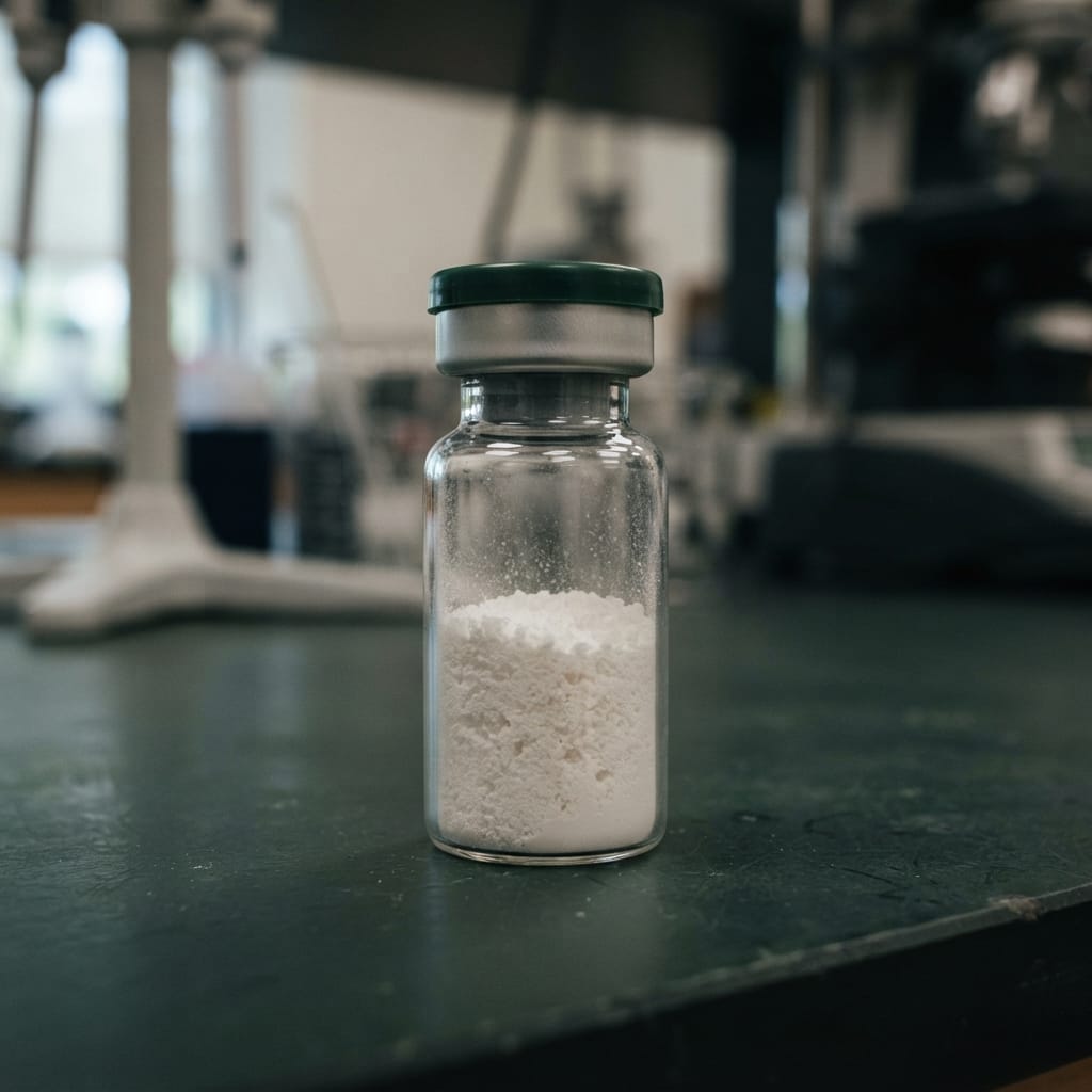 Ipamorelin 5mg vial analytical specimen