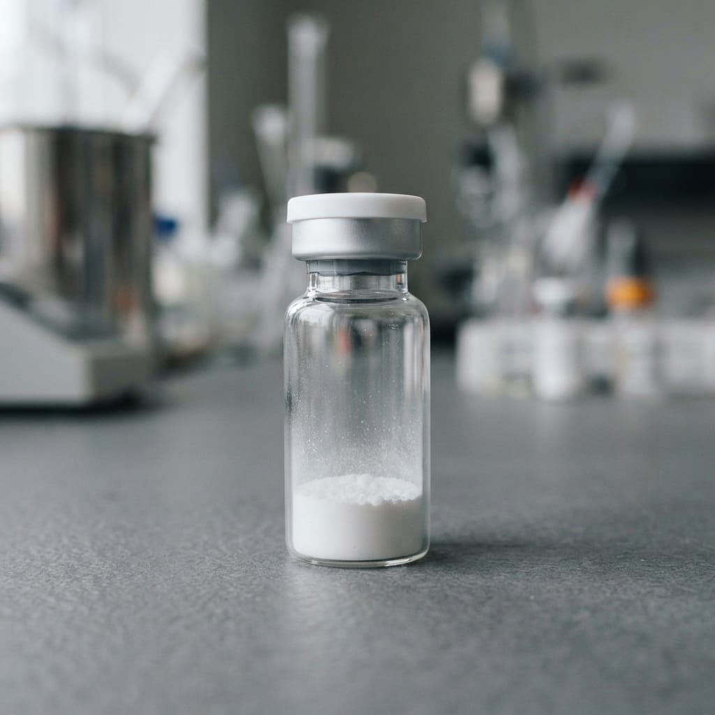 TB-500 5mg vial analytical specimen